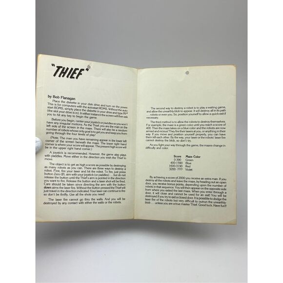 1981 Thief Software by Datamost for Apple II and Apple II Plus EY2442 - Picture 3 of 5